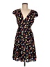 ANONYME 100% Polyester Hearts Black Casual Dress Size M - photo 1