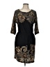 Sandra Darren Paisley Black Cocktail Dress Size 10 - photo 1