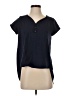 Everleigh 100% Polyester Black Short Sleeve Top Size XS - photo 1