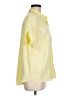 Ecothreads Color Block Yellow Short Sleeve Button-Down Shirt Size M - photo 4