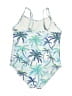 Assorted Brands Print Blue One Piece Swimsuit Size 6X - 7 - photo 2