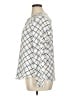 212 Collection Argyle Ivory Long Sleeve Blouse Size XL - photo 5