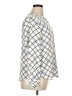 212 Collection Argyle Ivory Long Sleeve Blouse Size XL - photo 4