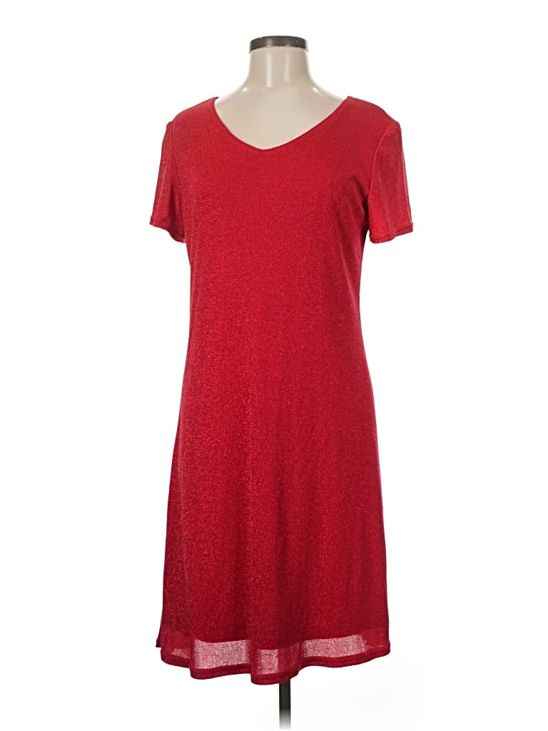 Pre-owned Coldwater Creek Casual Dress In Red