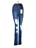 Vibrant M.I.U Hearts Blue Jeans Size 25 waist - photo 1