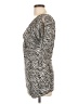 rue21 Chevron-herringbone Gray Cocktail Dress Size L - photo 5