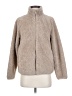 Uniqlo 100% Polyester Gray Faux Fur Jacket Size S - photo 1