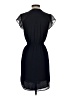 H&M 100% Polyester Solid Black Casual Dress Size 4 - photo 2
