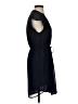 H&M 100% Polyester Solid Black Casual Dress Size 4 - photo 4