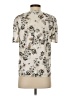 Express Outlet Ivory Short Sleeve Henley Size XS - photo 2