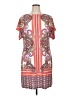 Studio One Paisley Orange Casual Dress Size XL - photo 1
