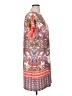 Studio One Paisley Orange Casual Dress Size XL - photo 4