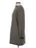 Max Studio 100% Viscose Chevron-herringbone Gray Casual Dress Size S - photo 5