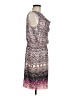 Dana Buchman 100% Polyester Print Pink Cocktail Dress Size M - photo 4