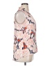 Rose + Olive 100% Polyester Print Orange Sleeveless Blouse Size XL - photo 4