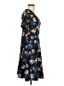 London Times Floral Multi Color Blue Casual Dress Size 4 - photo 4