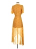 Lulus 100% Polyester Paisley Yellow Cocktail Dress Size S - photo 2