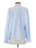 Drew Blue Long Sleeve Blouse Size XS - photo 2