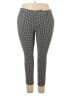 Sky Plus Houndstooth Black Casual Pants Size 3X - photo 1