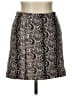 Free People Animal Print Gray Black Casual Skirt Size 10 (estimated) - photo 1