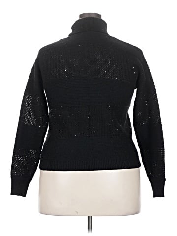 Knitted & Knotted Turtleneck Sweater (view 2)