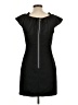 Ark & Co. Solid Black Casual Dress Size L - photo 2