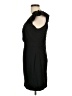 Ark & Co. Solid Black Casual Dress Size L - photo 5