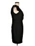 Ark & Co. Solid Black Casual Dress Size L - photo 4