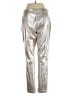 Peace of Cloth Metallic Silver Casual Pants Size S - photo 2