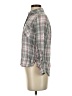 C established 1946 100% Rayon Plaid Gray Long Sleeve Blouse Size XS - photo 5