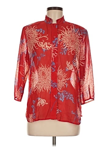 Draper's & Damon's 3/4 Sleeve Blouse (view 1)