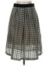 Potter's Pot 100% Polyester Houndstooth Black Casual Skirt Size M - photo 1