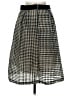 Potter's Pot 100% Polyester Houndstooth Black Casual Skirt Size M - photo 2