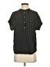 J.Crew 100% Viscose Polka Dots Black Short Sleeve Blouse Size XS - photo 1