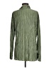 Unbranded 100% Polyester Metallic Green Long Sleeve Blouse Size M (estimated) - photo 2