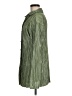 Unbranded 100% Polyester Metallic Green Long Sleeve Blouse Size M (estimated) - photo 5