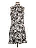 Era Paisley Silver Black Cocktail Dress Size L - photo 1