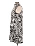 Era Paisley Silver Black Cocktail Dress Size L - photo 5