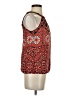 XOXO 100% Polyester Red Sleeveless Blouse Size S - photo 4