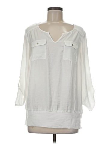 AB Studio 3/4 Sleeve Blouse (view 1)