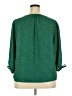 Olivia Grey 100% Polyester Green 3/4 Sleeve Blouse Size 2XL - photo 2
