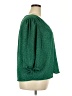 Olivia Grey 100% Polyester Green 3/4 Sleeve Blouse Size 2XL - photo 4