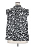 Sweet Rain 100% Polyester Black Short Sleeve Blouse Size 2X - photo 2