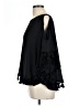 Gianni Bini Black 3/4 Sleeve Blouse Size L - photo 5