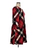 Echo Plaid Burgundy Casual Dress Size XL - photo 4