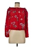 Aeropostale 100% Rayon Red 3/4 Sleeve Blouse Size M - photo 1