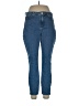 NYDJ Solid Blue Jeans Size 10 - photo 1