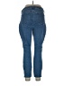 NYDJ Solid Blue Jeans Size 10 - photo 2