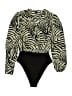 Shein 100% Polyester Black Bodysuit Size XS - photo 1