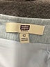 E3 by Etcetera Solid Gray Black Denim Skirt Size 12 - photo 4
